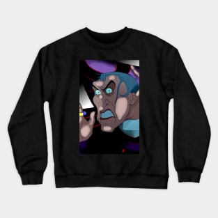 Angry Frollo on Screen Crewneck Sweatshirt